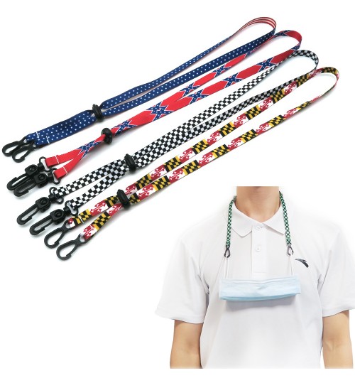 3/8" Dye Sublimated Mask Lanyard Keeper